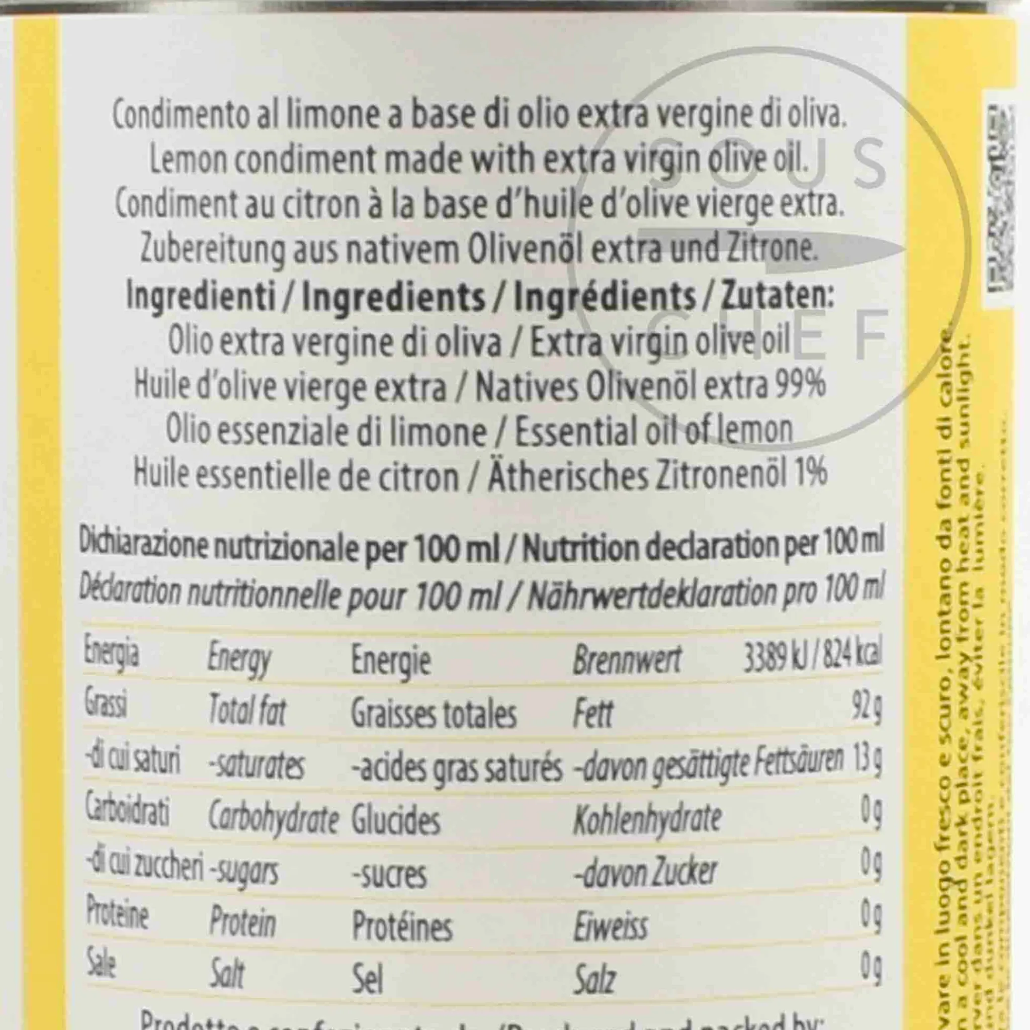 Galantino Puglian Lemon Extra Virgin Olive Oil In Tin, 250ml Online