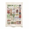 Quite Nice Clothing East Asian Ingredients Organic Cotton Tea Towel Sale