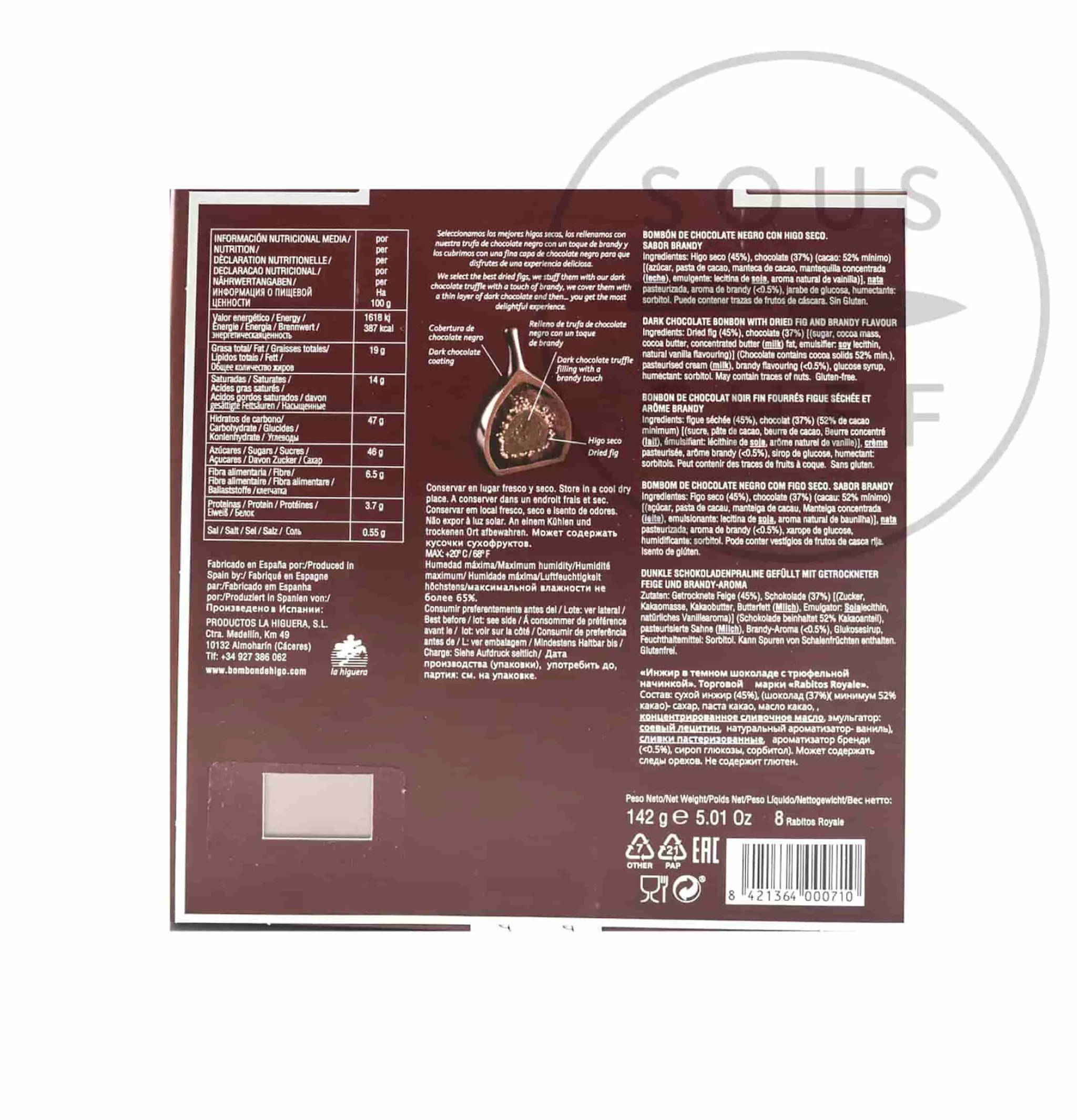 Rabitos Royale Dark Chocolate Figs, 142g Best