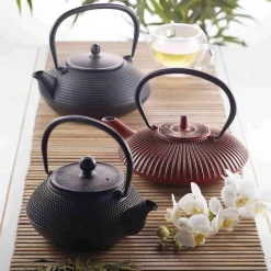 La Cafetiere Red Cast Iron Teapot, 600ml Hot