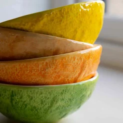Rockett St George Set of 4 Citrus Bowls, 15.5cm