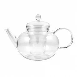 Trendglas Round Glass Teapot & Strainer 1.2 litres Discount