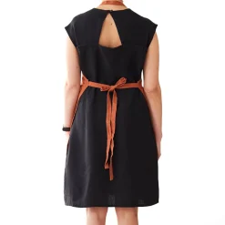 Linen Tales Rust Daily Linen Apron New