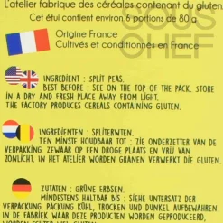 Sabarot Split Peas From France, 500g Best