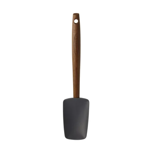 Scanpan Carbonized Ash & Silicone Spatula Spoon, 28cm Clearance