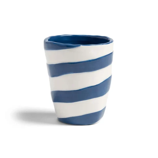 &Klevering Set of 4 Abstract Stripe Tumblers, 10cm Outlet