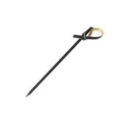 Eco Skewers Set of 100 Black Looped Bamboo Skewers Discount