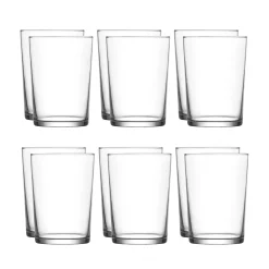 Turkish Tableware Set of 12 Bodega Tall Glasses, 510ml