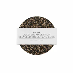Liga Set of 4 Dash Recycled Round Coasters, 9cm Outlet
