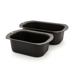 Netherton Foundry Set of 2 Spun Iron Loaf Tins Sale