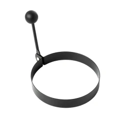 Eddingtons Set of 2 Non-Stick Egg Rings with Folding Handle Hot