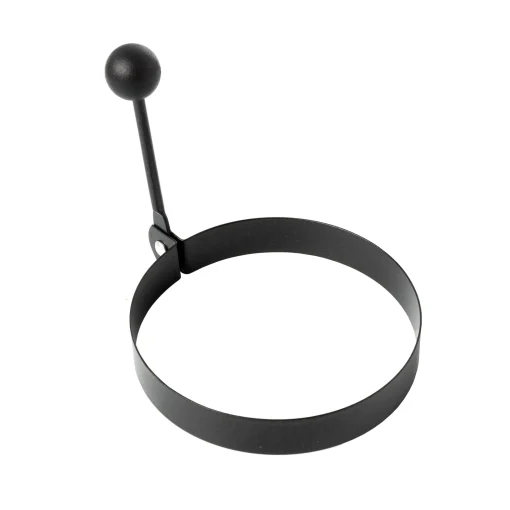 Eddingtons Set of 2 Non-Stick Egg Rings with Folding Handle Hot