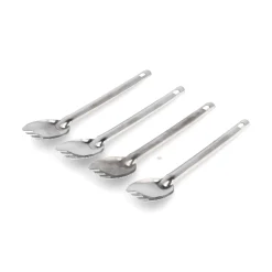 Le Brun Set of 100 Stainless Steel Canape 3-in-1 Spoons Outlet