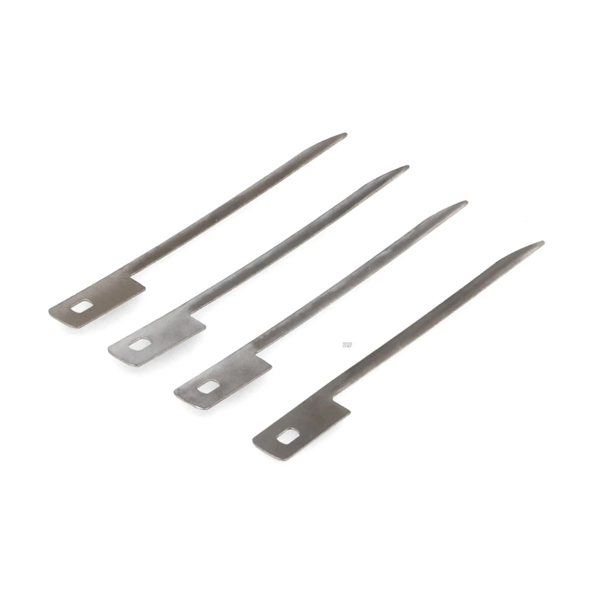 Le Brun Set of 100 Stainless Steel Canape Tasting Spades Clearance
