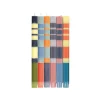 British Colour Standard Set of 6 Striped Dinner Candles - Warm Tones, Multicolour Best