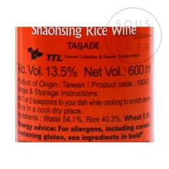 Taijade Shaoxing Wine, 600ml Outlet