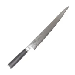 Shikisai Miyako 33 Layer Damascus Steel Bread Knife, 23cm Clearance