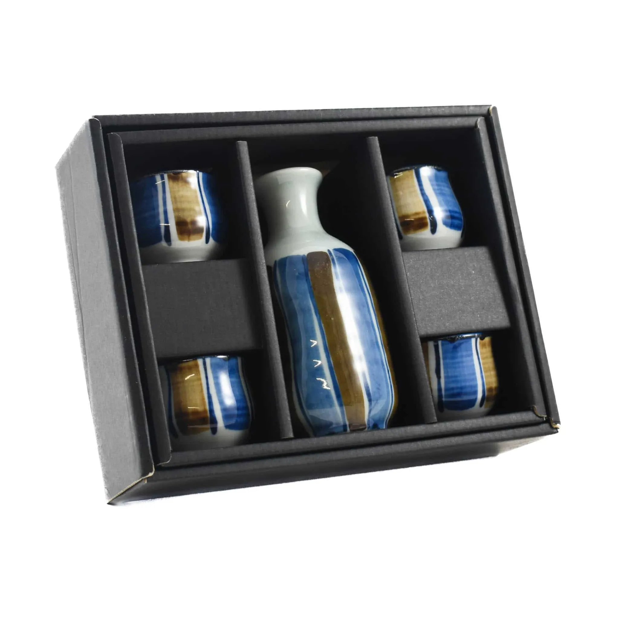 Kiji Stoneware & Ceramics Shima Sake Set, 5 Pieces Sale