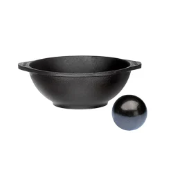 Skeppshult Cast Iron Mustard Seed Grinder & Cast Iron Bowl, 21 cm Clearance