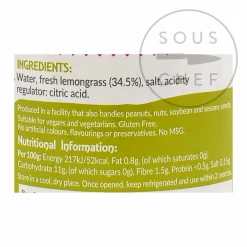 Thai Taste Sliced Lemongrass, 114g