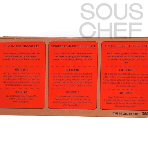 Spice Kitchen Hot Chocolate Collection Trio, 300g Outlet