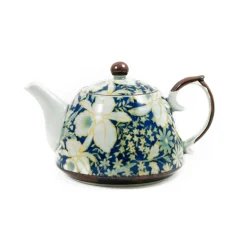 Kiji Stoneware & Ceramics Suisen Blue Japanese Teapot Sale