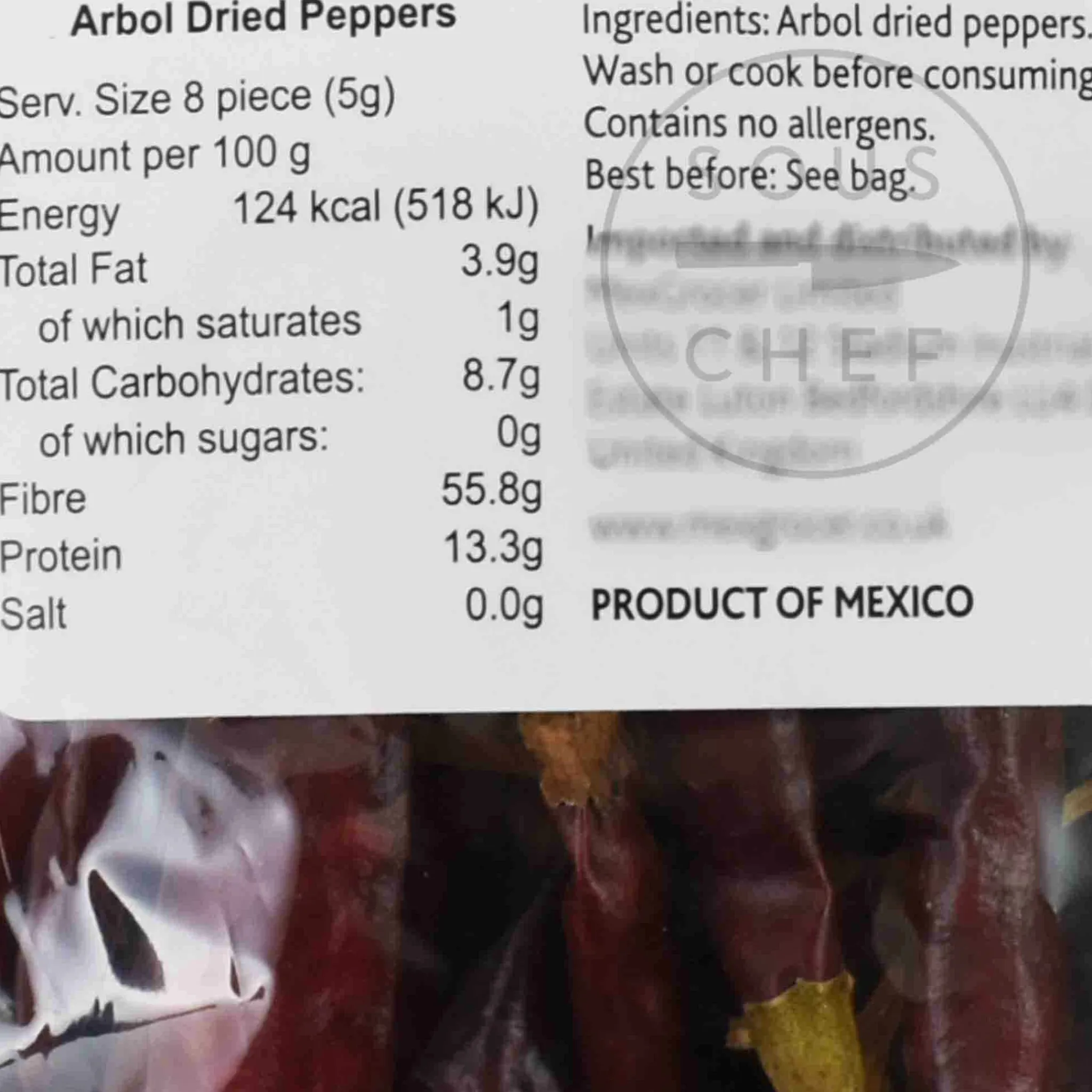 Tajin Arbol Chilli, 75g Clearance