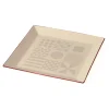 Takenaka Fukue White Square Plate, 19cm Hot