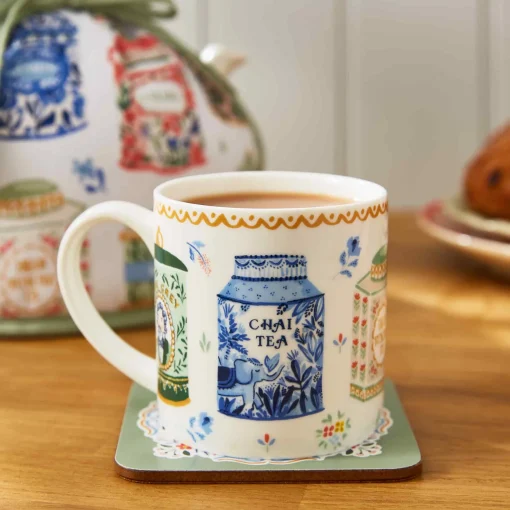 Ulster Weavers Tea Tins New Bone China Mug, 340ml Hot