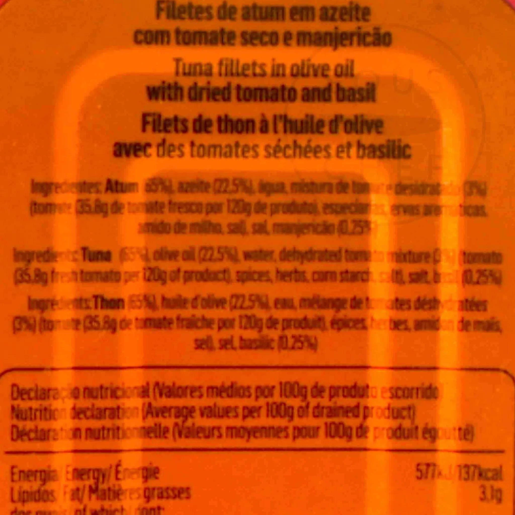 Tenorio Tuna Fillet with Basil & Sundried Tomato, 120g Sale