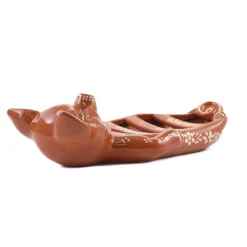 TERRACOTA ASSADEIRA Terracotta Chorizo Pig Serving Dish, 33cm Clearance