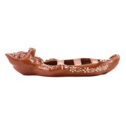 TERRACOTA ASSADEIRA Terracotta Chorizo Pig Serving Dish, 33cm Clearance