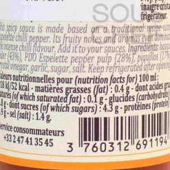 Terre Exotique Espelette Chilli Sauce, 100ml Sale