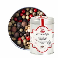 Terre Exotique Five Peppercorns Blend, 60g Outlet