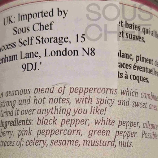 Terre Exotique Five Peppercorns Blend, 60g Outlet