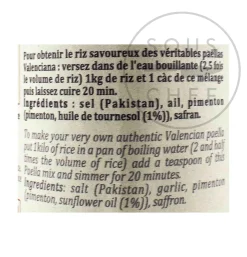 Terre Exotique Paella Spice Blend, 75g Outlet