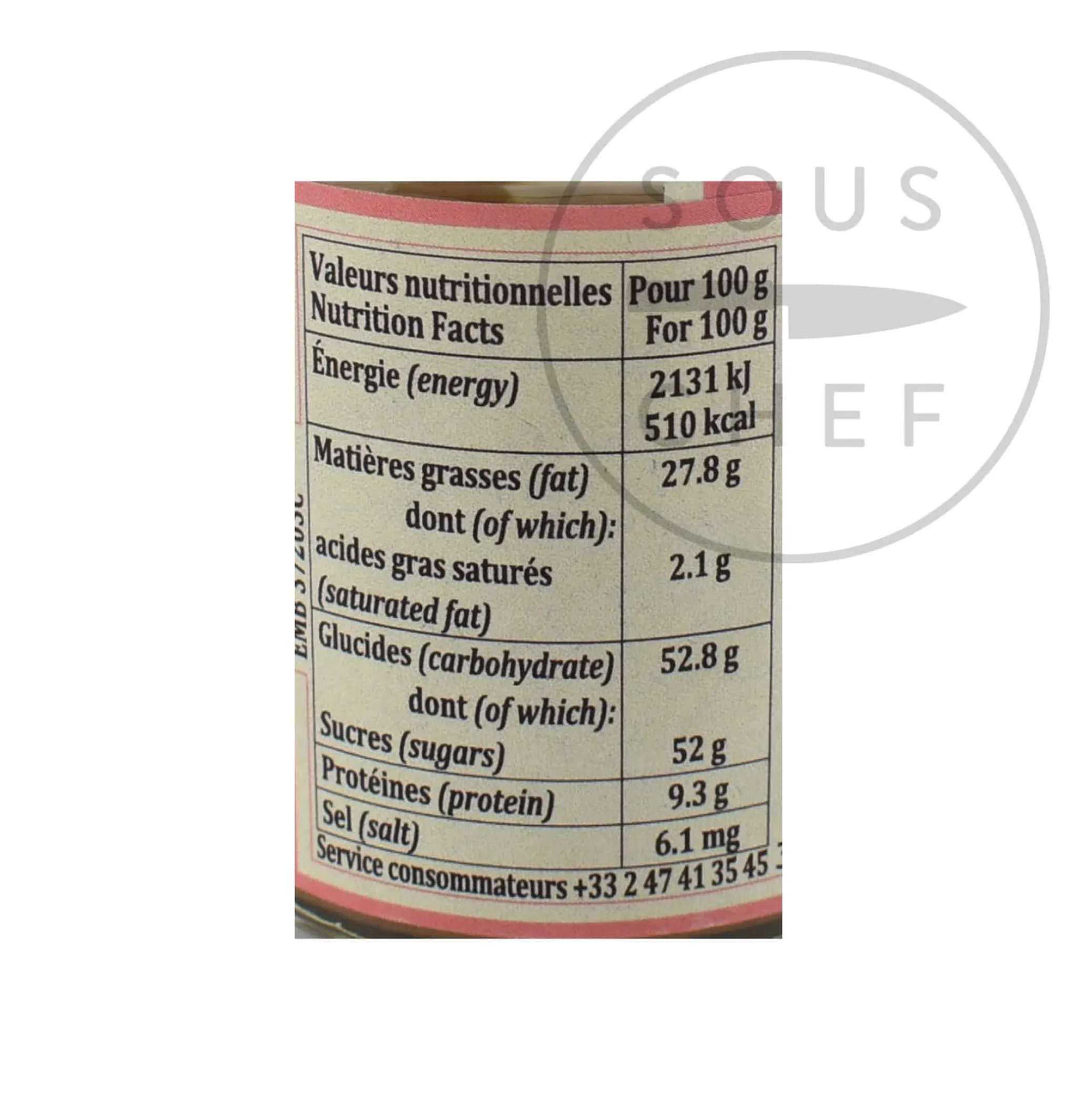 Terre Exotique Praline Paste, 100g Hot