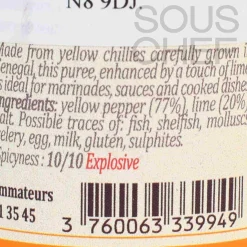 Terre Exotique Yellow Chilli Puree with Lime, 100g Best