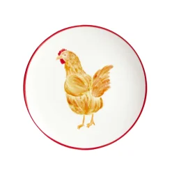 The Platera Conchi Chicken Porcelain Side Plate, 21cm Online