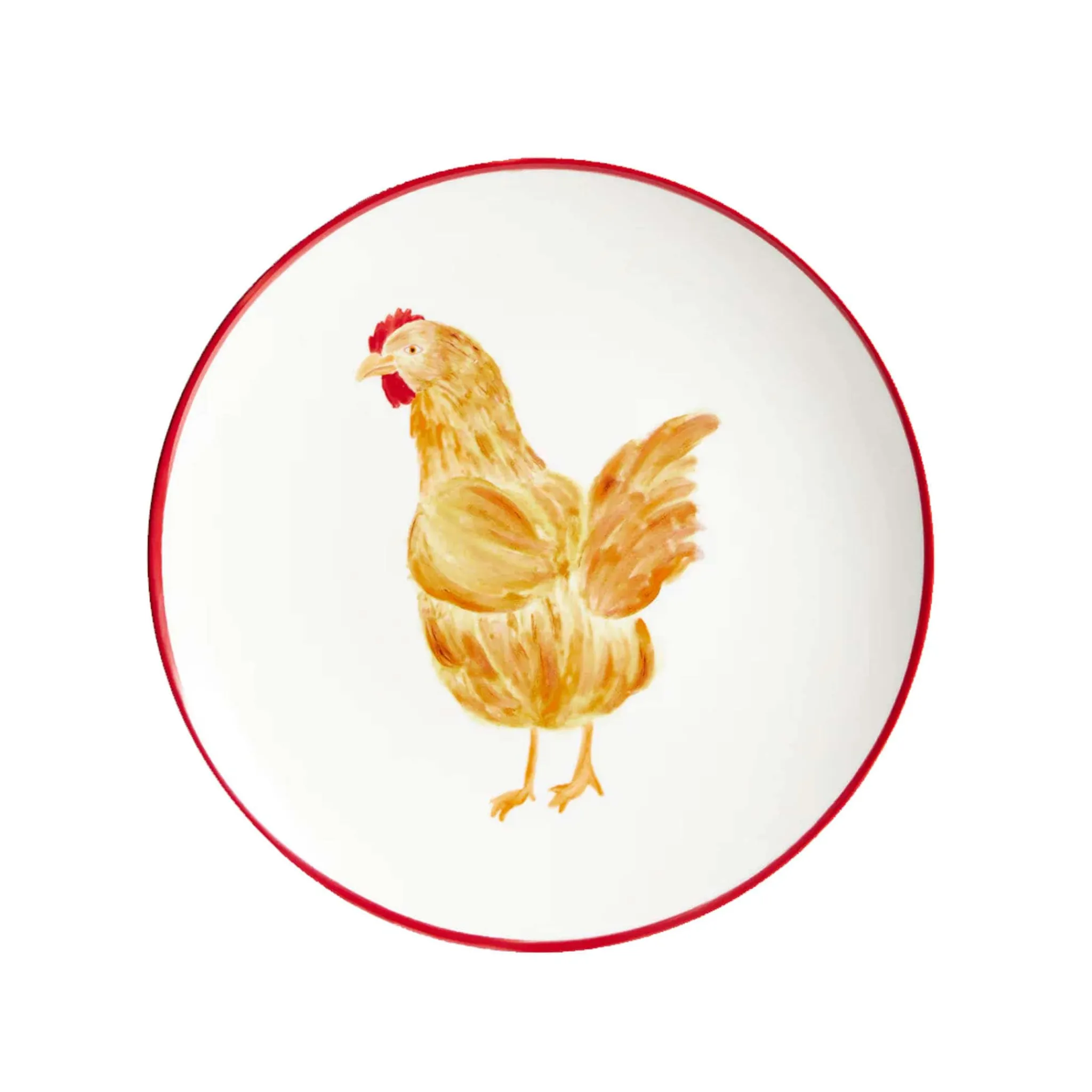 The Platera Conchi Chicken Porcelain Side Plate, 21cm Online