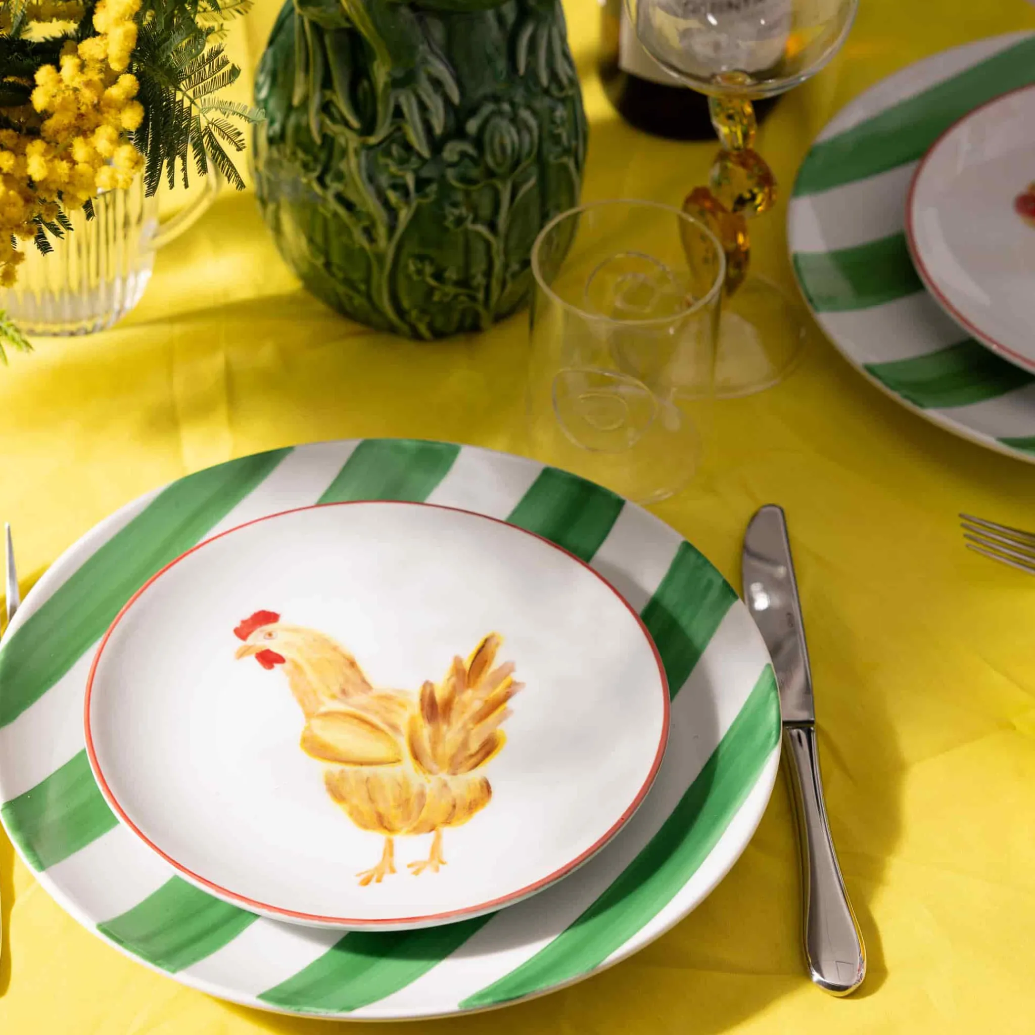 The Platera Conchi Chicken Porcelain Side Plate, 21cm Online