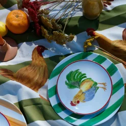 The Platera Manolo Rooster Porcelain Side Plate, 21cm Hot