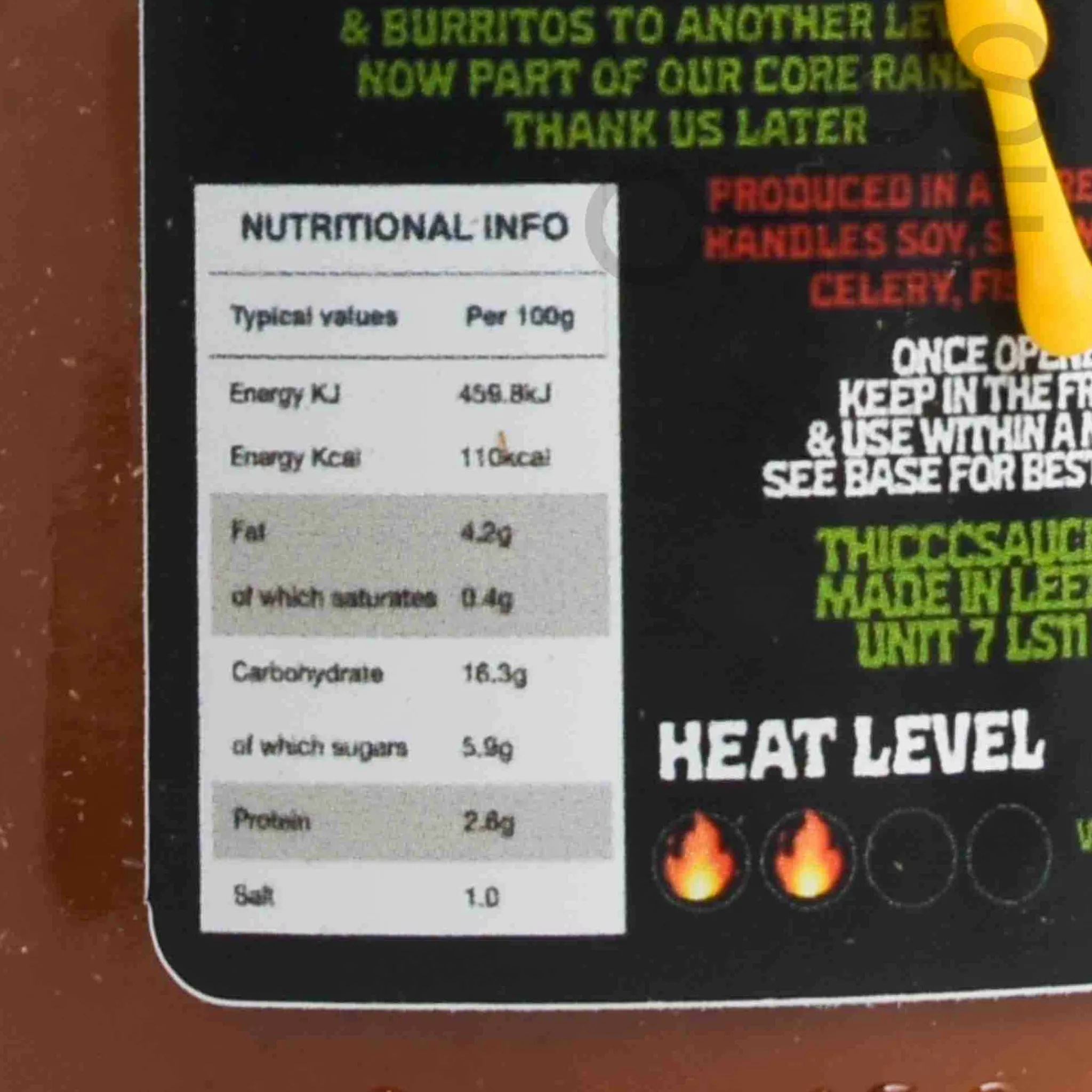 Thiccc Sauce Cholo Mole Hot Sauce, 150ml Clearance