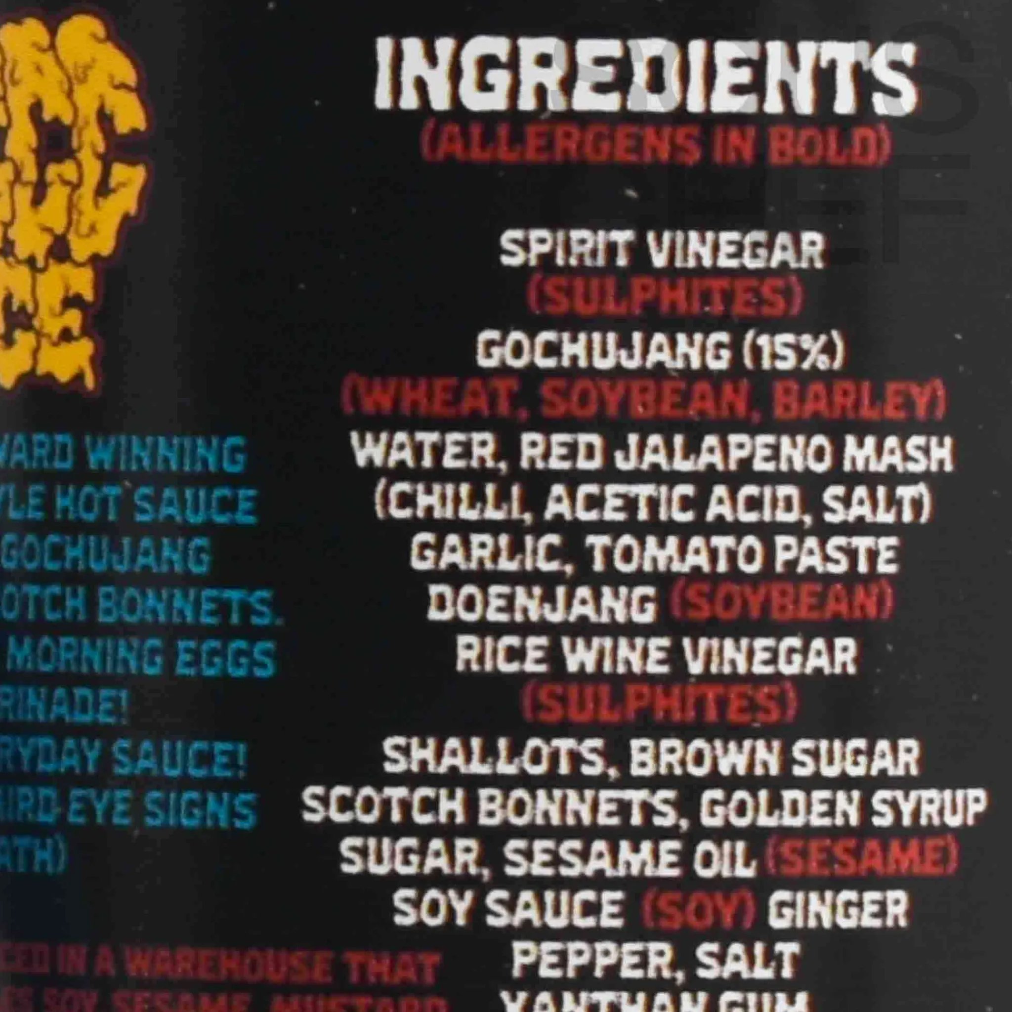 Thiccc Sauce Seoul Food Korean Hot Sauce, 150ml Hot