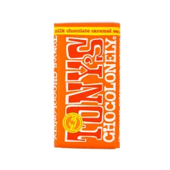 Tony's Chocolonely Milk Chocolate Caramel & Sea Salt, 180g Discount