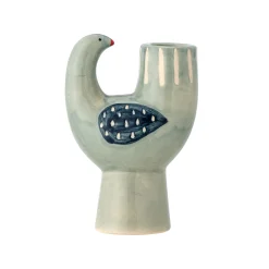 Bloomingville Trudy Blue Bird Candle Holder New