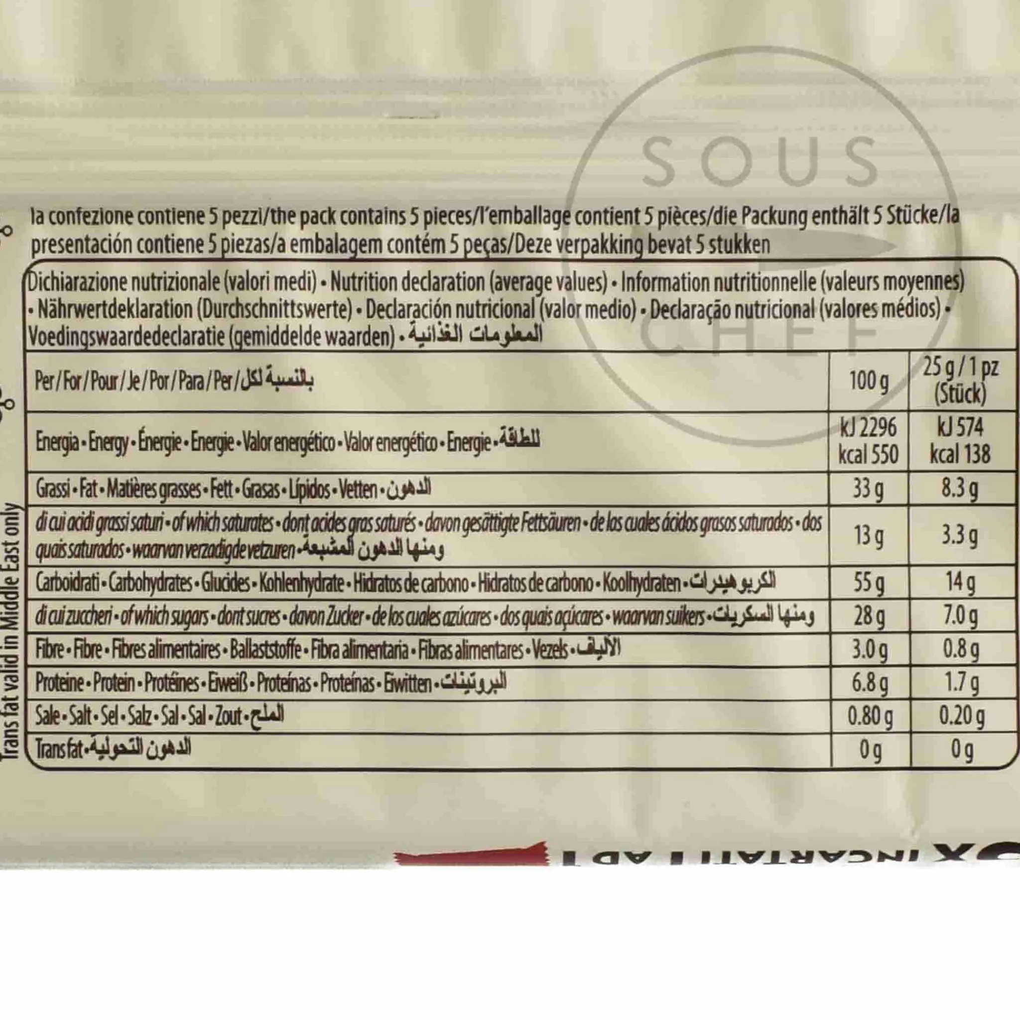 Vincenzi SPA Vicenzi Puff Pastry with Hazelnut Cream, 125g Outlet