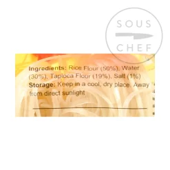 Longdan Vietnamese Rice Pho Noodles Banh Pho, 2.5mm, 400g Discount