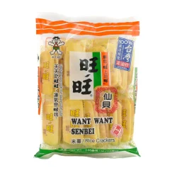 Want Want Senbei Rice Crackers, 112g Hot