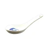 Chinese Tableware White & Blue Carp Rice Spoon, 13cm Sale